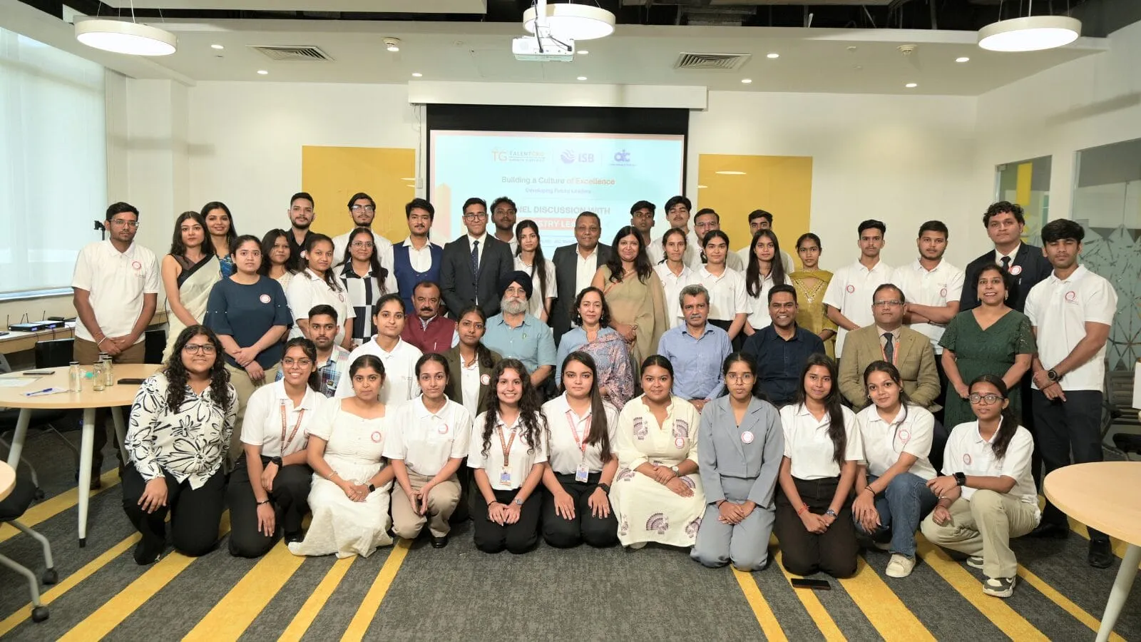 TalentGro Global team conducting a career counselling workshop with students